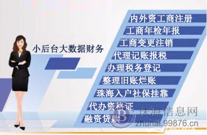 个体公司注册、变更注销、代记账报税、食品许可证**